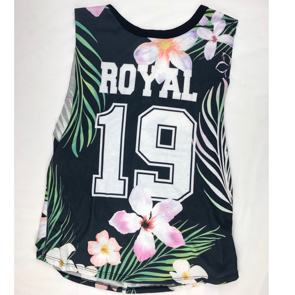 Forever 21 Floral Top Graphic